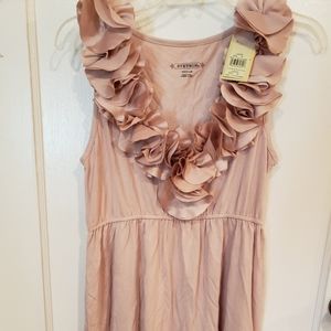 Light pink stentson ladies medium tank top